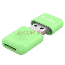 Orico奧睿科CRS12 USB3.0 TF卡讀卡器 小巧綠色，高性?xún)r(jià)比之選